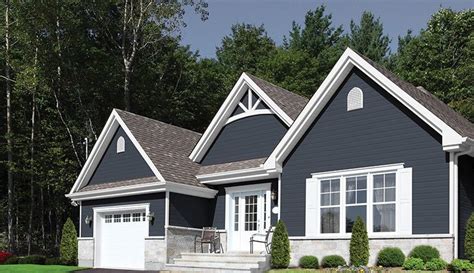 navy blue siding